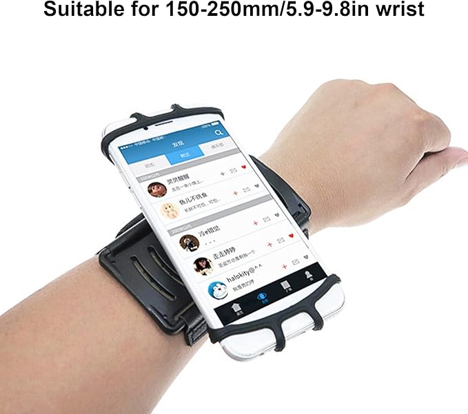 Wristband Phone Holder for Running, 360 Degree Rotation Sports Armband Phone Holder for Running Armband for 13 Pro, for for, for for, for Hiking