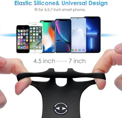 Cikyner Running Armband, 360° Rotatable & Detachable Phone Holder for Sports with Earphone/Cash Pocket, Fits 4.5-7" Smartphones for Gym, Jogging, Hiking