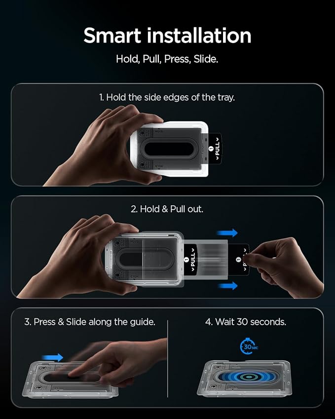 Spigen GlasTR EZ FIT Pro Screen Protector for Galaxy Z Fold 8 | 9H+ Tempered glass, Scratch resistance, Auto-align tray, Lab-tested 100% clarity, Original touch, Case-friendly, 2 Pack
