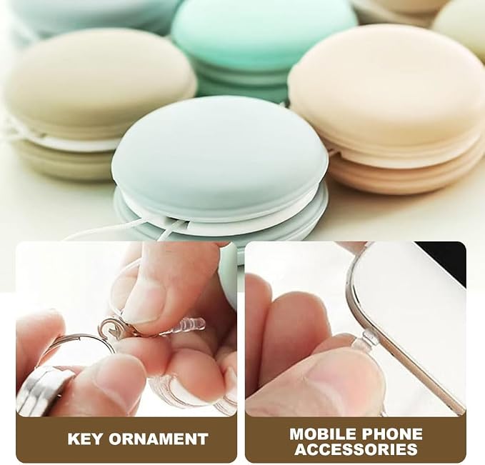 Macaron Phone Screen Cleaner, 2026 New Mobile Phone Screen Wipe, Portable Cell Phone Screen Cleaning Tool, Multifunctional Eyeglasses Cleaner for Office Travel (4PCS)