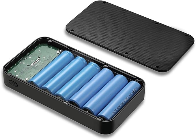 Quick-Charge Shell, Multi-Slot 18650 Battery Case with Project Portable Battery Box