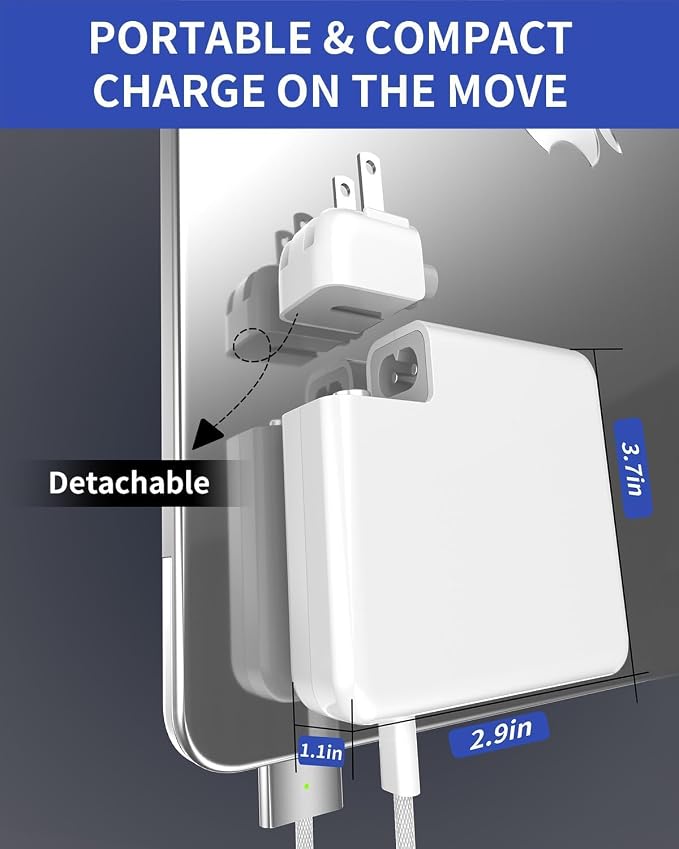 140W Mag 3 Charger, Mac Book Pro Charger, 140W USB-C Power Adapter, USB-C to Mag 3 Cable, Compatible with Mac Book Pro/Air 13/14/15/16 inch M1 M2 M3 M4 (Between 2021-2025)