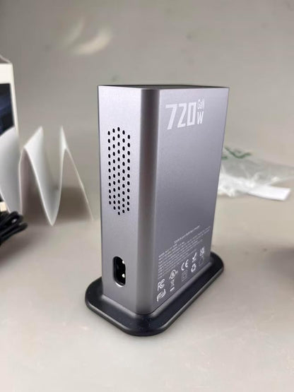 520W USB C Fast Charger Block, PD 3.1 100W 8 Port USB Charging Station, GaN Ⅲ Fast Charging Station for Multiple Devices, Laptop Wall Charger Compatible with iPhone 17/iPad/MacBook etc