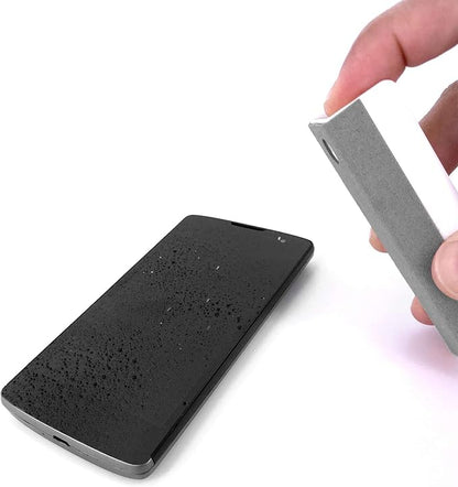 2 eDealz All in One Screen Cleaning Sprays with Microfiber and Phone Stand.Cleans and Removes Oil and Dirt from Smartphones, Tablets, LCD, LED Laptop, TV Screens and More (Grey)