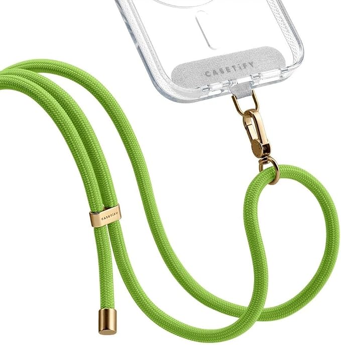 CASETiFY 6mm Rope Cross Body Strap with Card - Kiwi