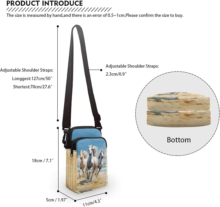 DISNIMO Small Crossbody Bags for Women Trendy Cross Body Cell Phone Shoulder Bags Purses with Adjustable Strap