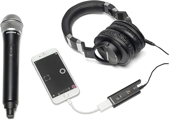 SAMSON Stage XPD2 Handheld USB Digital Wireless Q6 Microphone Mic+Clip