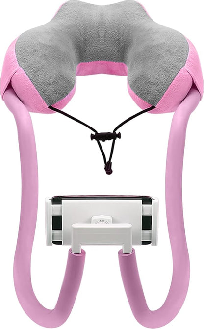 MoKo Neck Phone Holder, Lazy Gooseneck Phone Pillow Holder Bracket, 360° Rotate Phone Tablet Stand for 4"-11" Device, fits iPhone 17/17 Air/17 Pro/17 Pro Max, iPhone 16/Pro/Pro Max/Plus, iPhone 15/Pro
