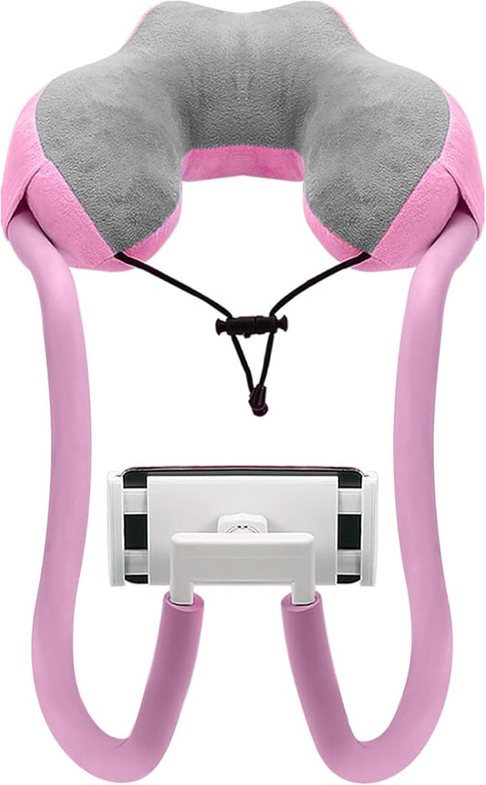 MoKo Neck Phone Holder, Lazy Gooseneck Phone Pillow Holder Bracket, 360° Rotate Phone Tablet Stand for 4"-11" Device, fits iPhone 17/17 Air/17 Pro/17 Pro Max, iPhone 16/Pro/Pro Max/Plus, iPhone 15/Pro