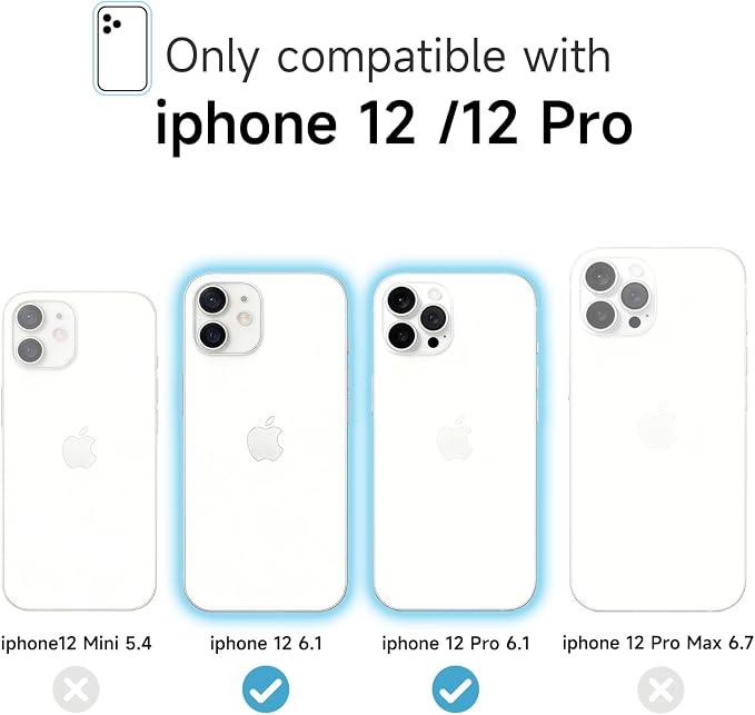 for iPhone 12/12 Pro Case Silicone Compatible with Magsafe Case, Ultra Slim Thin Magnetic Phone Cases Mag Safe, Cute Soft Rubber Gel TPU Matte Plain Wireless Charging Cover for Women, Black