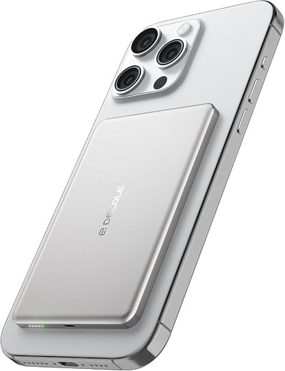 Power Bank for MagSafe 5000mAh for iPhone Charging Sliver