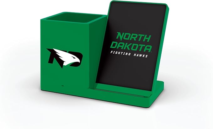 SOAR NCAA Unisex Wireless Charging Stand with Desktop Organizer