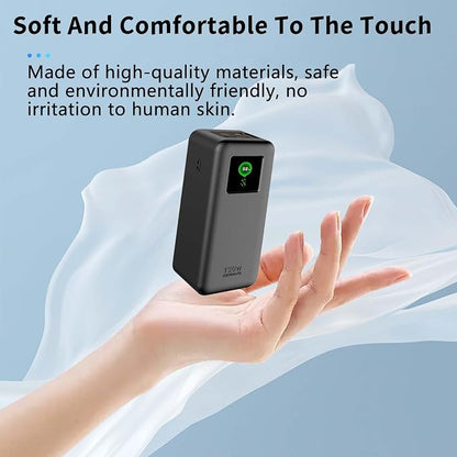 Case for UGREEN Nexode Power Bank 20000mAh 130W,NOUKAJU Silicone Protective Case,Drop-Proof,Scratch-Proof,Shock-Proof,Protective Cover for UGREEN 20000mAh 130W Power Bank(Black)