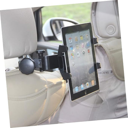Veemoon Tablet Holder for Car 5-12.9 Inches Universal Phone Stand Seat Headrest Phone Holder Black Prevents Scratches and Damage