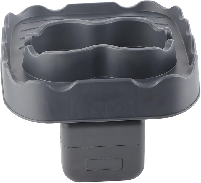Mumusuki Hot Tub Table Tray, Attachable Cup Holder for Spa Wall, Pool and Hot Tub Accessory Shelf Drinks Snacks Phone Holder for Spa Bathtub(Grey)