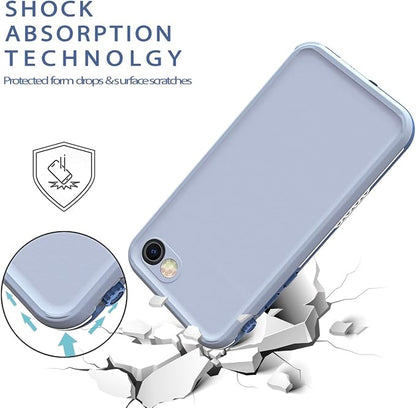 for iPhone 8/7 /SE 2020 Waterproof Case Cover Built-in Screen Protector Fully Sealed Life Shockproof Snowproof Underwater Protective Cases for iPhone 8 7 SE 2020 4.7" (ClovePurple)