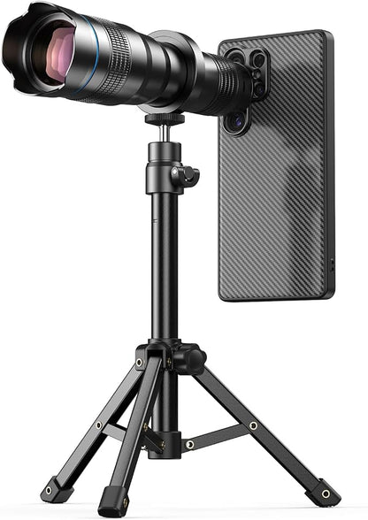 Evil eye 36X Telephoto Lens for Samsung Galaxy S25 Ultra, High Power HD Telephoto Phone Lens with Tripod, Phone Lens Attachments for Travel, Concert, Exploration
