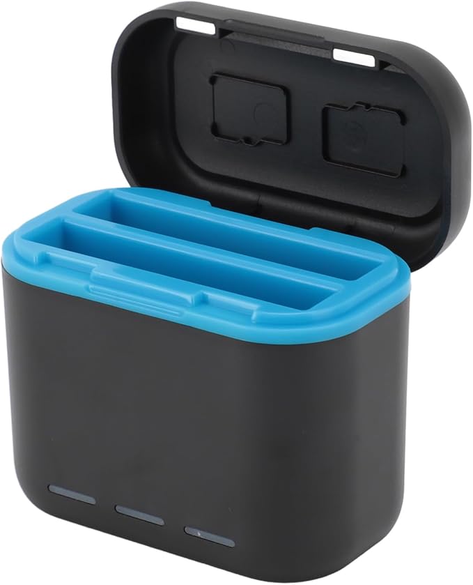 Camera Battery Charging Box Type C Fast Charging 2 Slot Battery Charger Storage Case for X3 Compact Portable ABS Travel Accessories
