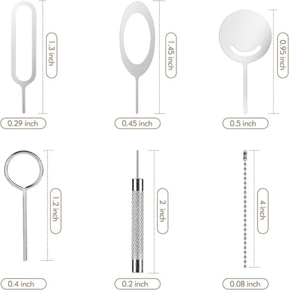 13 Pcs Sim Card Removal Tool Sim Card Tool Sim Ejector Tool iPhone Sim Card Removal Tool Sim Eject Tool Smooth and Burr-Free for All Cell Phones