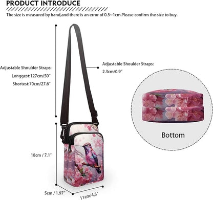 DISNIMO Small Crossbody Bags for Women Trendy Cross Body Cell Phone Shoulder Bags Purses with Adjustable Strap