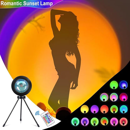 13" Selfie Ring Light with Stand 76" Tall & Phone Holders,Sunset Lamp, Tablet Holder,Desk Tripod& 51 Color Modes, Ring Light Tripod for iPhone,Video Recording,Live Streaming(TikTok/YouTube/Instagram)