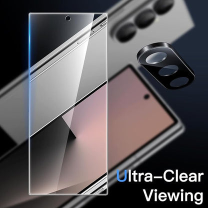 JETech Front Screen Protector for Galaxy Z Fold 7, 2+2 Pack | with Camera Lens Protector, HD Clear Tempered Glass, Anti-Scratch Protection