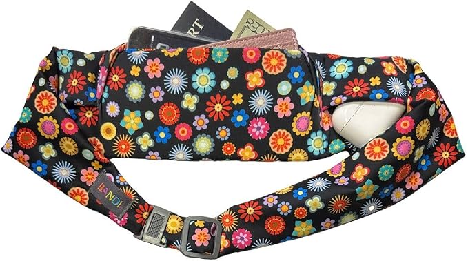 BANDI Running Belt for Women & Men – USA Made No-Bounce Adjustable Waist Pack & Secure Fanny Pack – Fits All Phones, Gels & Essentials – Zipper-Free, Medical Device Friendly