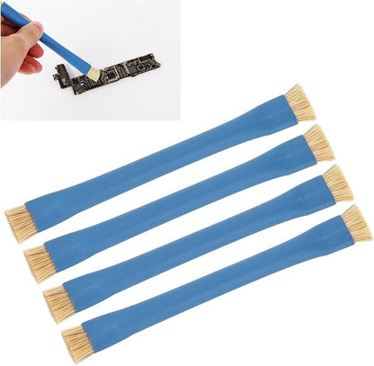 4pcs Flux Brush, 6.10in IC Cleaning Brush, Circuit Board Cleaner Brush for Mobile Phone Maintenance Motherboard Circuit IC Dust Removal