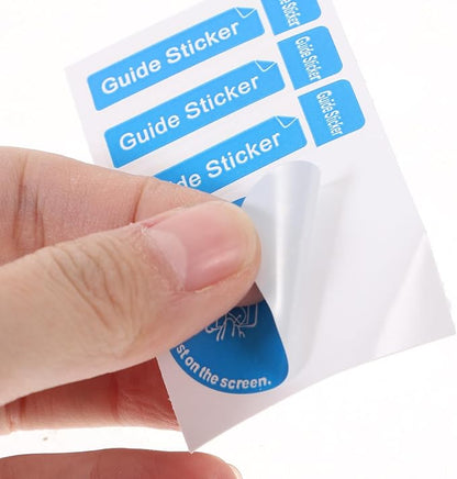 400pcs Film Dust Removal Sticker Cleaning Tool Telephone Dedust Sticker for Phone Laptop Sticker Screen Removal Sticker Dust Phone Dedust Sticker Blue Lens Paper