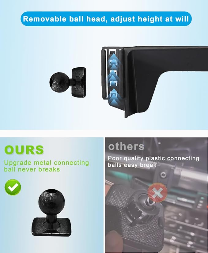 Car Phone Holder for Toyota RAV4 Accessories 2019 2020 2021 2022 2023 2024 2025 Cell Phone Mount for RAV4 LE/SE/XLE/XLE Premium/Adventure(with 7/8-inch Screen only)