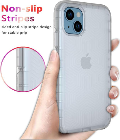 Diverbox for iPhone 14 case [Shockproof] [Dropproof] [Tempered Glass Screen Protector ],Heavy Duty Protection Phone Case Cover for Apple iPhone 14 (Clear-2in1)