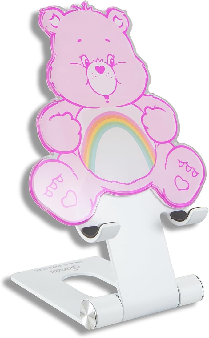 Sonix x Care Bears Character Phone Stand | Adjustable Cell Phone Holder, Desk Stand, Dock | Care Bears | Cheer Bear