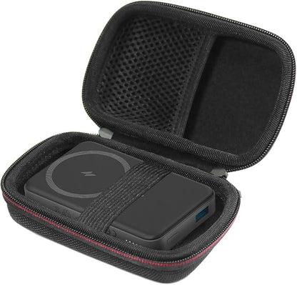 Soft Travel Protective Case for Anker 633 Magnetic Battery (MagGo), 10,000mAh Foldable Magnetic Wireless Portable Charger, 20W USB-C Power Delivery (Only Case)