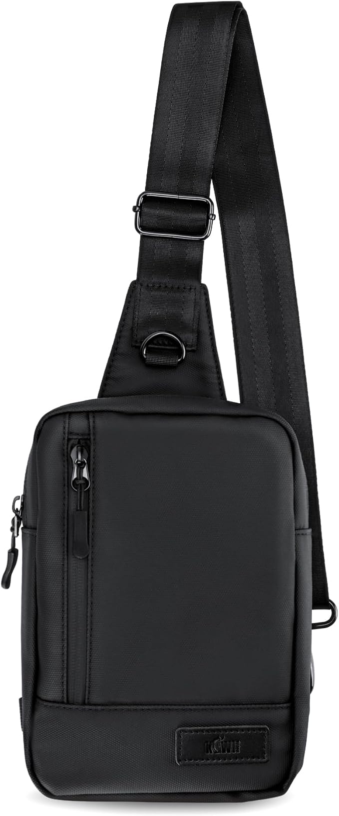 KIWIFOTOS Travel Phone Pouch for Crossbody Sling Bag for iPhone 17 16 15 14 Pro Max iPad mini 6 5 4 Nintendo Switch 2 Water Resistant Smartphone Zipper Chest Bag Adjustable Strap