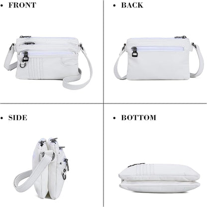 MINICAT Multiple Pockets Small Crossbody Purse Cell Phone Purse Shoulder Bags for Women Cross Body Bag for Woman