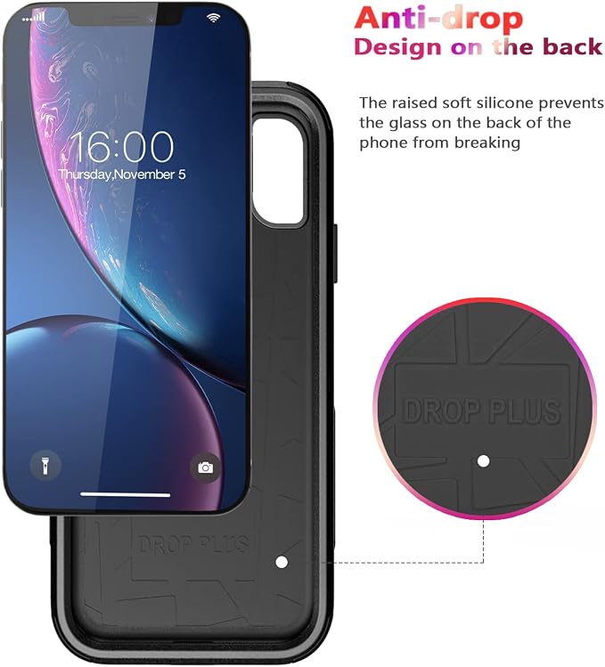 Diverbox for iPhone Xr Case [Shockproof] [Dropproof] [Dust-Proof],Heavy Duty Protection Phone Case Cover for Apple iPhone XR