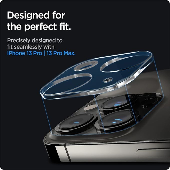 Spigen Camera Lens Screen Protector [GlasTR Optik] Designed for iPhone 13 Pro Max (2021) / iPhone 13 Pro (2021) - Clear [2 Pack]…