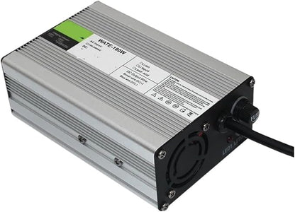 CAARLA Charger Aluminum Lithium Ion Battery WATE- 12.6V 3A Charger 12V Li-ion Battery Smarts Charger Aluminum case Used for 3 Series 12V Li-ion Battery 100V-240VAC(XT60,A.U)
