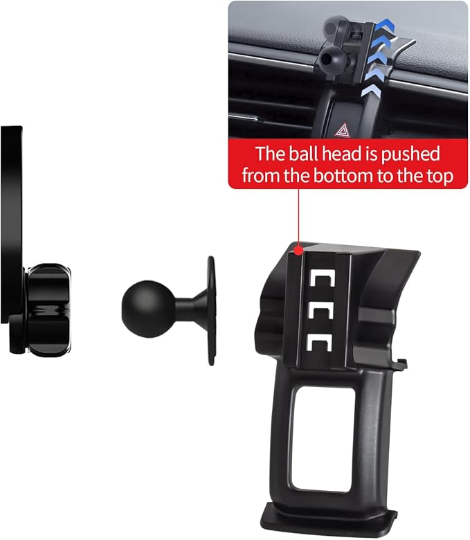 MaserWeller Car Phone Holder for Honda Civic 2016-2021 Accessories,10th Gen.Civic Cell Phone Holer Compatible with MagSafe, Air Vent Mount for 4-7 Inch Smartphones, Hands Free Mobile Stand