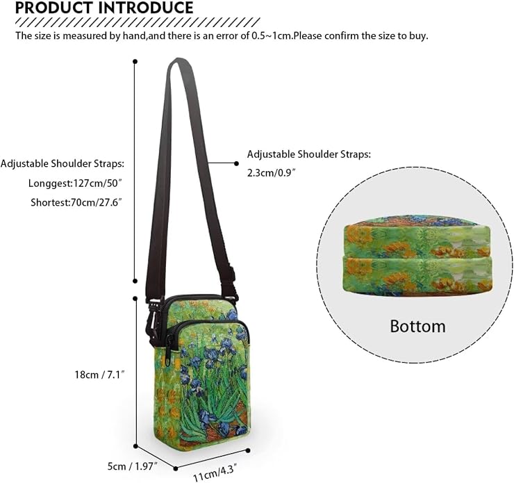 DISNIMO Small Crossbody Bags for Women Trendy Cross Body Cell Phone Shoulder Bags Purses with Adjustable Strap