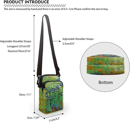DISNIMO Small Crossbody Bags for Women Trendy Cross Body Cell Phone Shoulder Bags Purses with Adjustable Strap