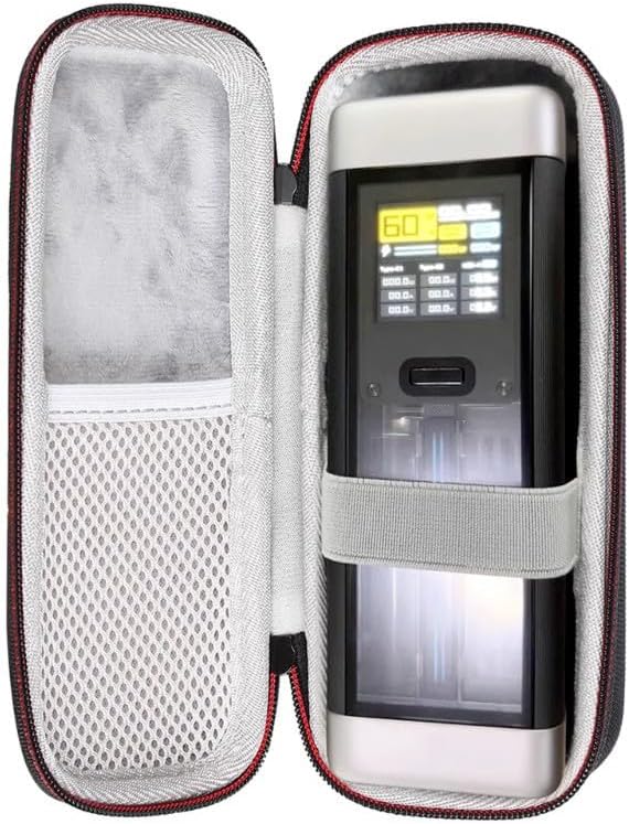 Hard Case EVA Portable Storage Bag for CUKTECH No.20 Power Bank 140W Case Accessories Black