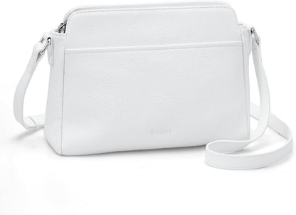 befen Anti-theft Crossbody Bag for Women Genuine Leather, Small Cross Body Shoulder Handbags with RFID Card Slots