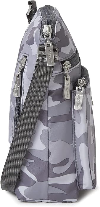 Baggallini Pocket Crossbody Bags for Women 8x8 Small Lightweight Durable Water-resistant Travel Purse W/Rfid