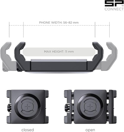 SP CONNECT Micro Stem Mount Pro Clamp | SPC+ | Premium Mobile Phone Holder for Cycling | Electric Bicycle Cell-Phone Holders | Road Bike E-Bike