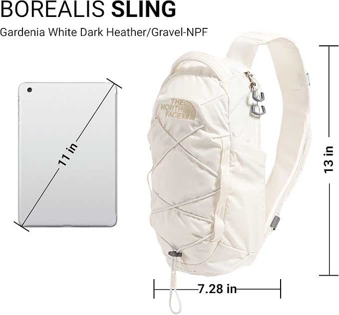 THE NORTH FACE Borealis SIing Bag | Crossbody Adjustable Strap, Water Repellent Finish, Multiple Compartments, Tablet Sleeve