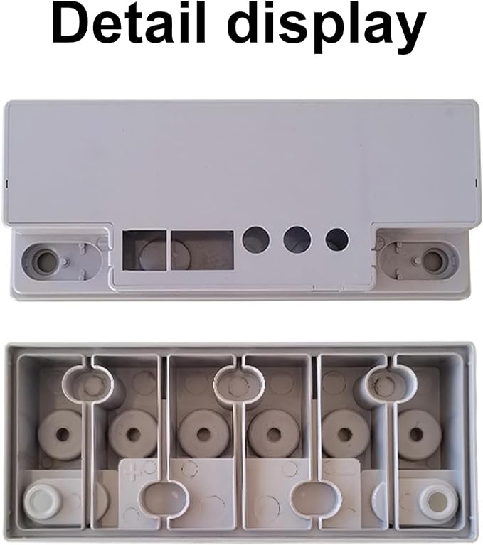 Power Banking Box Flat Head Rechargeable Battery Charging Outer Case 2 USB Output Port Box Power Banking Case 12V 17A