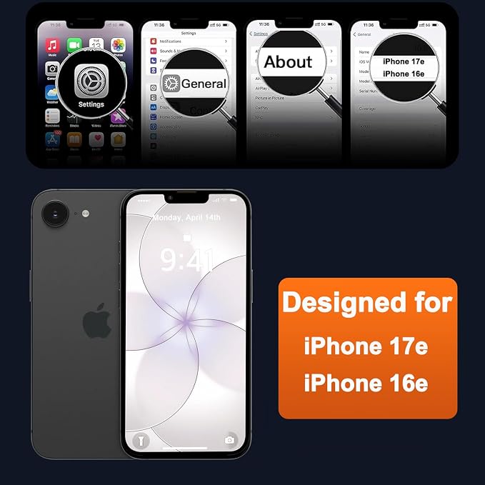 MOCCA Strong Magnetic for iPhone 17e Case/iPhone 16e Case [Compatible with Magsafe] [Full Camera Protection] Slim Translucent Matte Shockproof Phone Case for iPhone 17e / 16e 6.1", Stone