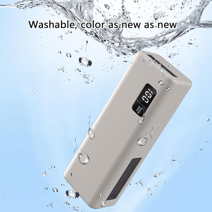 QMQJIA Silicone Case for 15 20000mAh PB200P 150W Portable Fast Charging Storage Power Banks Protective Shock Absorption Covers