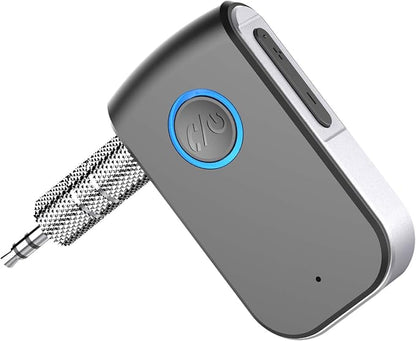 Bluetooth AUX Adapter for Car,3.5mm Wireless Receiver AUX Bluetooth Car Adapter,Hands-Free Call for Cars, Speakers, Stereo Systems and Headphones
